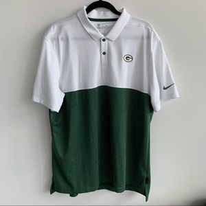 Nike Green Bay Packers Sideline Performance Polo
